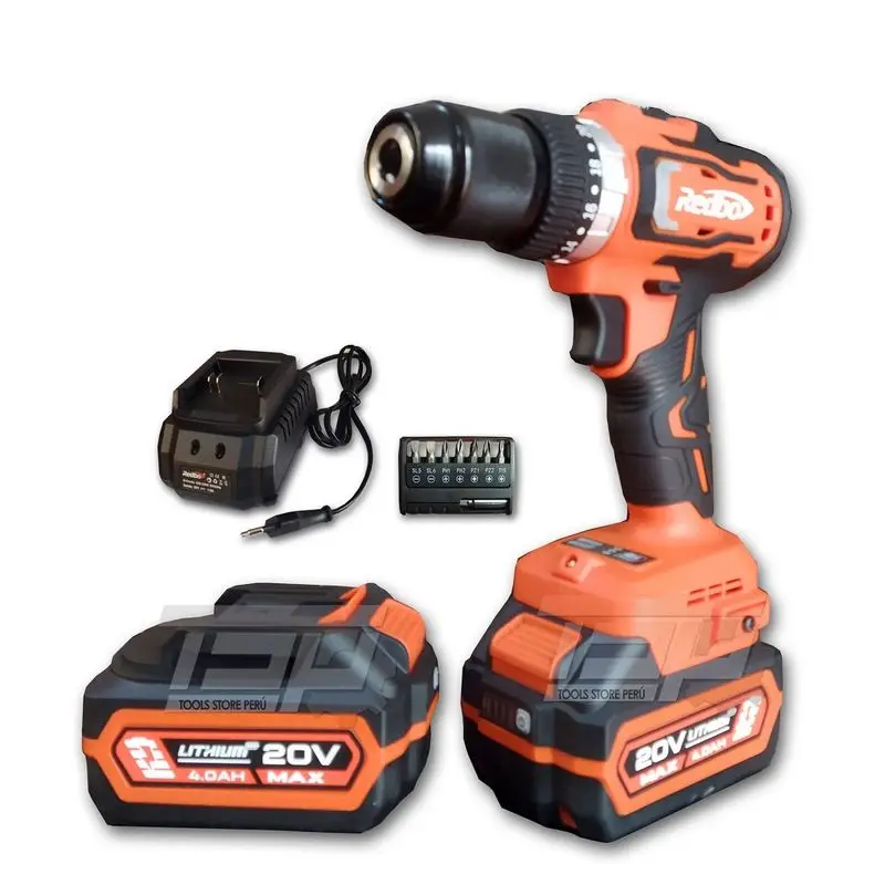 [RB-20PBL] TALADRO PERCUTOR INALÁMBRICO - 20 V - 13 MM - BRUSHLESS - BATERIA 4AMP