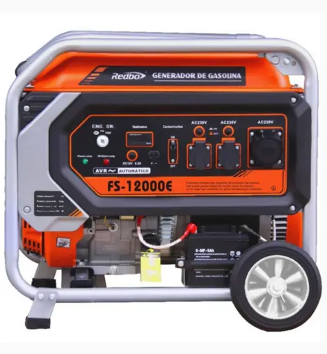 GENERADOR MONOFASICO A GASOLINA 4T - 10000 W POTENCIA - C/RUEDAS