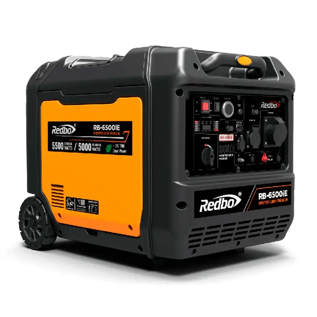 [RB6500-iE] GENERADOR INVERTER SILENCIOSA 5600 W POTENCIA - 4 TIEMPO - RUEDAS INTEGRADAS