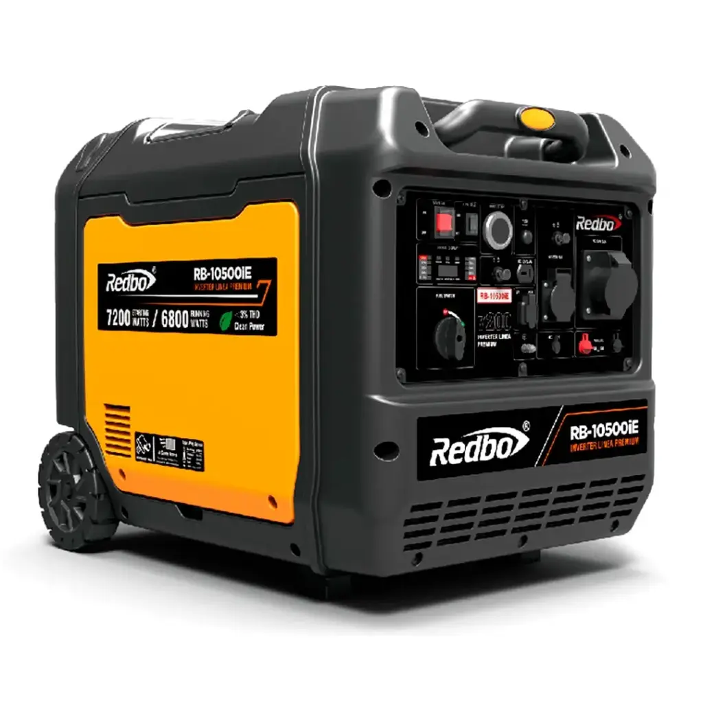 GENERADOR INVERTER SILENCIOSA 7300 W POTENCIA - 4 TIEMPO - RUEDAS INTEGRADAS