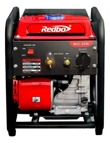 [WG-200i] MOTOSOLDADORA 160A NO LOAD VOLTAJE 60-70V MAX. 1KW DC
