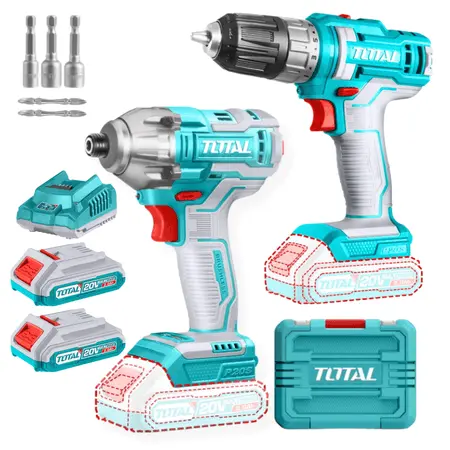 [TOSLI240968] COMBO DE ATORLLADOR + ATORNILLADOR DE IMPACTO 16V