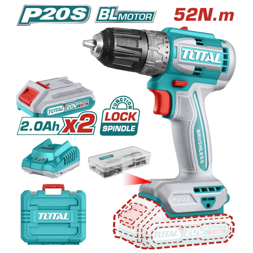 [TDLI20453] ATORNILLADOR BRUSHLESS 20V 2 AMP SIN PERCUTOR