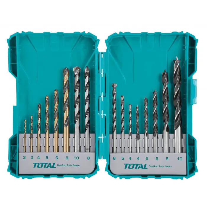 JGO X16PCS BROCA PARA METAL, MADERA Y CONCRETO