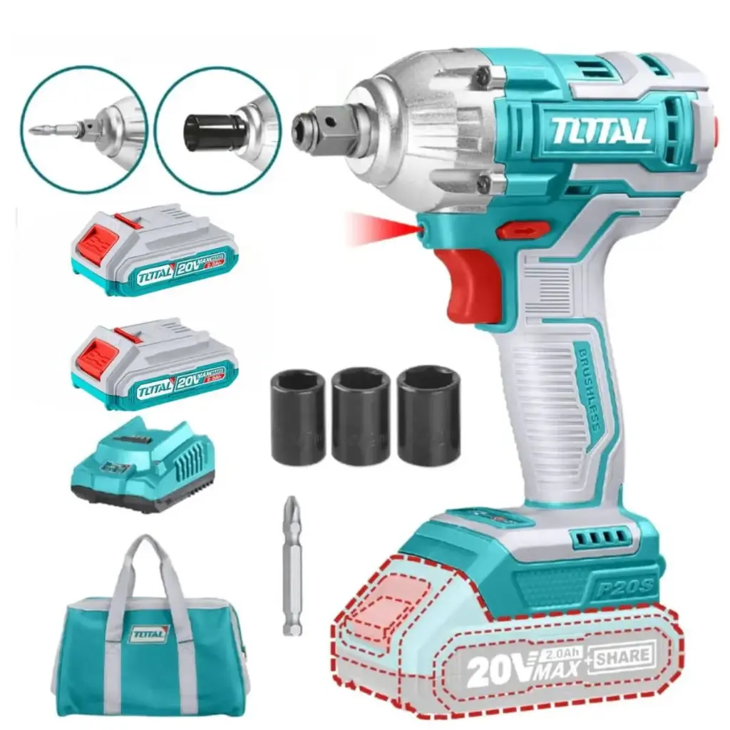 LLAVE DE IMPACTO CON ACOPLE HEXAGONAL 230N.M. 20V