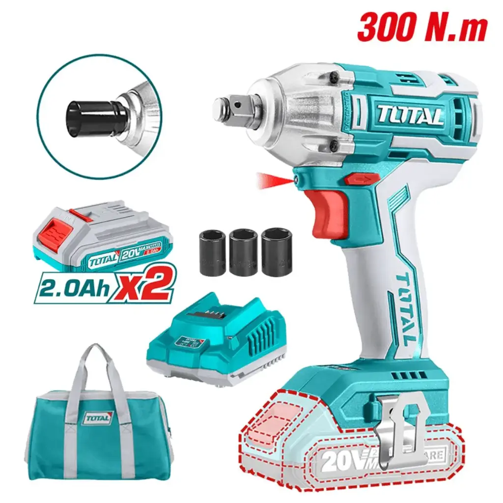 LLAVE DE IMPACTO 300N.M. 20V INDUSTRIAL