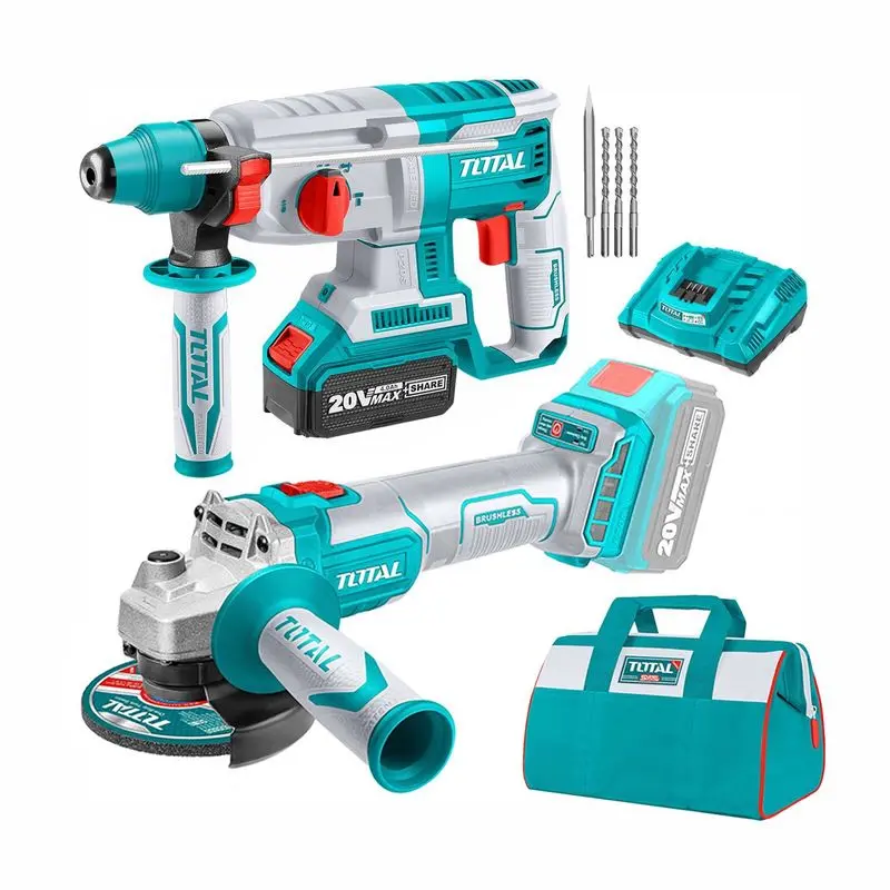 [TCKLI20278] COMBO ATORNILLADOR Y AMOLADORA 3" 20V