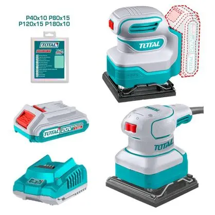 [TOSLI240582] MEGA COMBO LIJADORA 20V + LIJADORA 240W