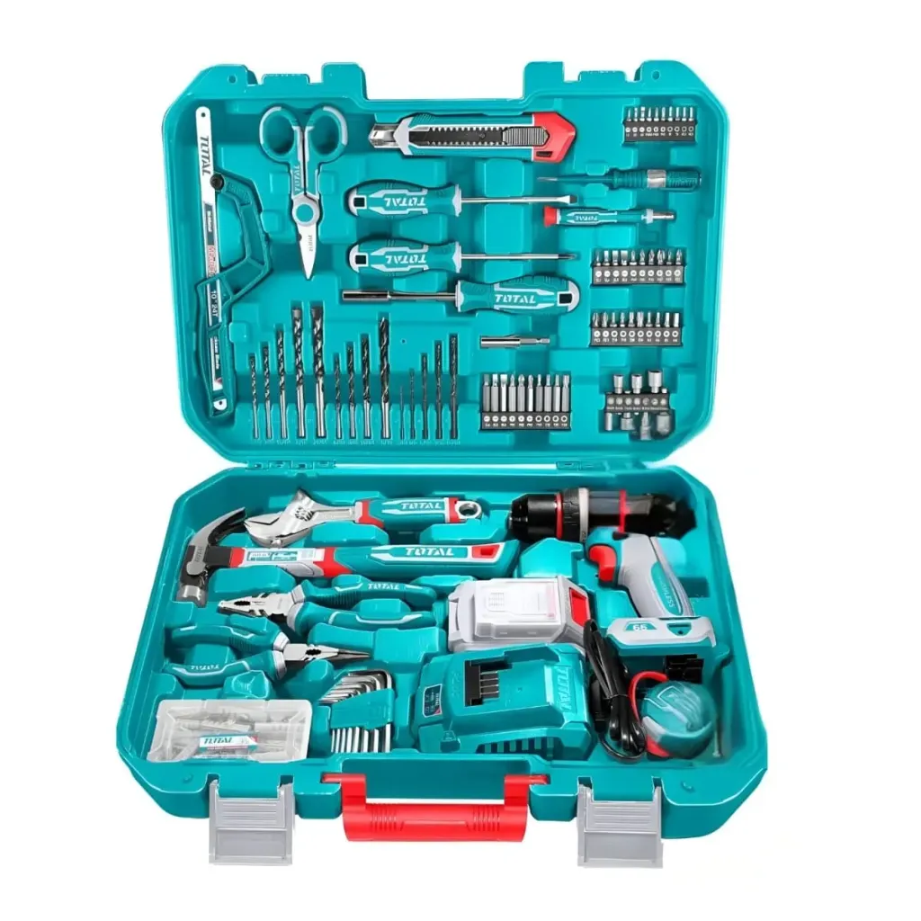 SET DE HERRAMIENTAS CON ATORNILLADOR 20V 165PCS-THKTHP11652-TOTAL
