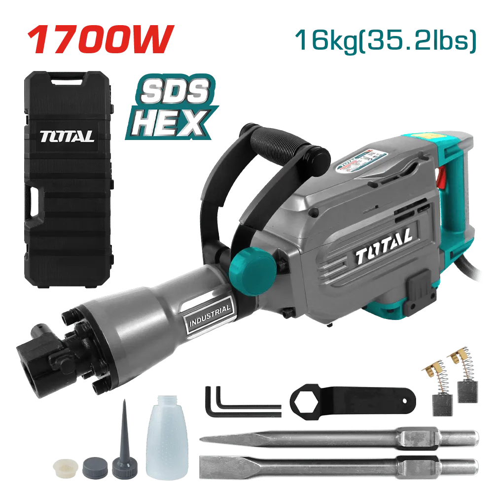MARTILLO DEMOLEDOR 1700W 16KG-TH215456-TOTAL