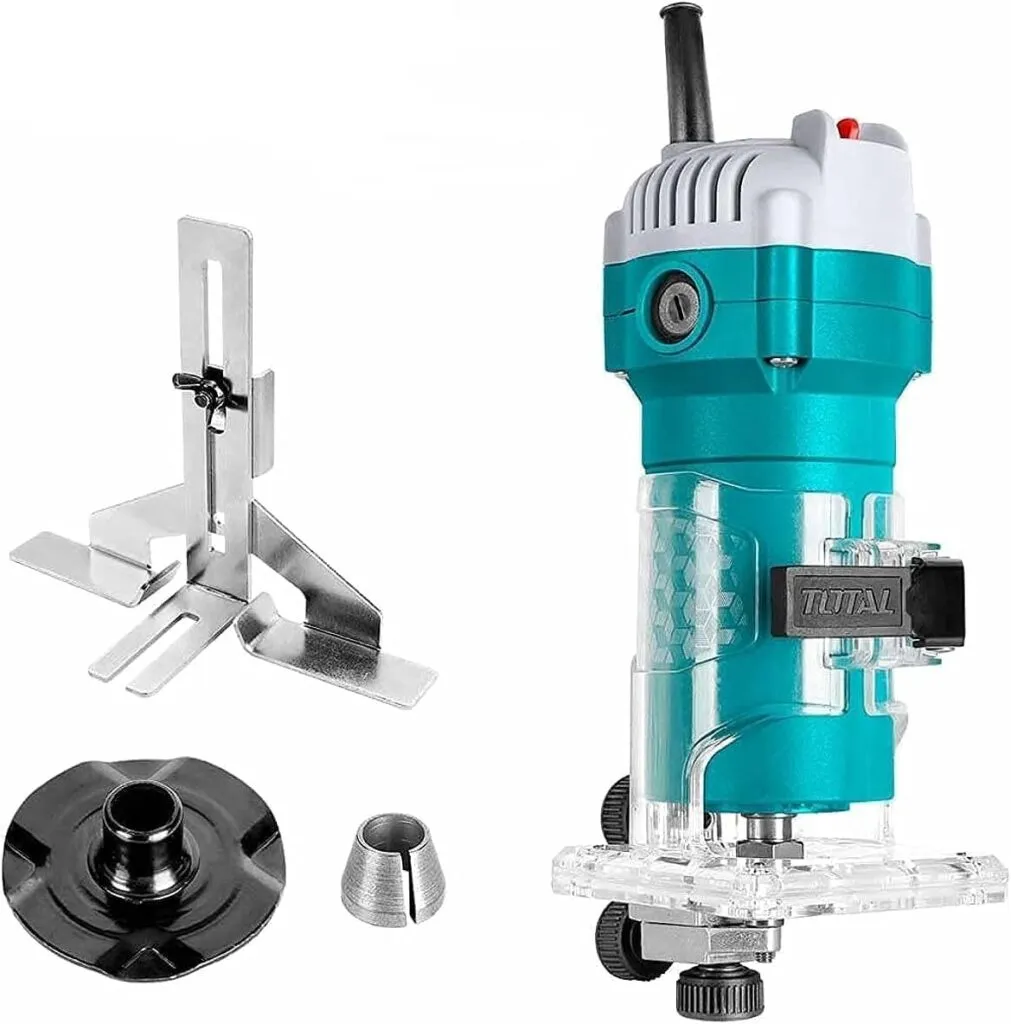 RUTEADORA DE PALMA 600W 34500RPM 6MM (1/4'') INDUSTRIAL-TLT6001-TOTAL