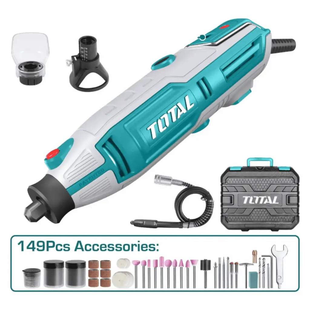 MINIDRILL 200W CON 149 ACCESORIOS-TG2006-TOTAL