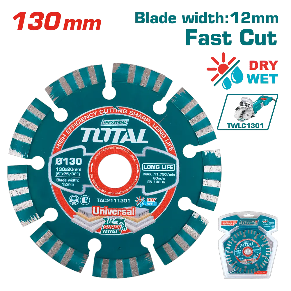 [TAC2111301] DISCO CONCRETO 130MM PARA ACANALADORA