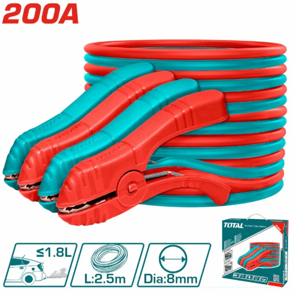 [PBCA12001] CABLE PARA BATERIA 200A CON PINZAS DE COBRE DE 14X9CM-PBCA12001-TOTAL