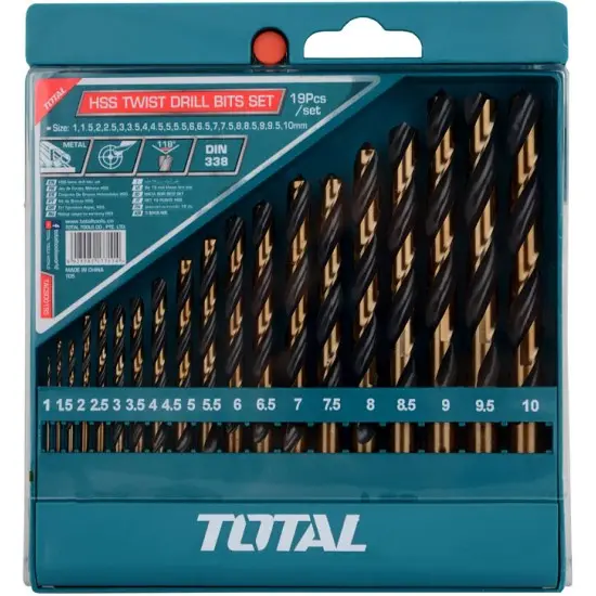 JGO X 19PCS BROCA PARA METAL SUPER SELECT