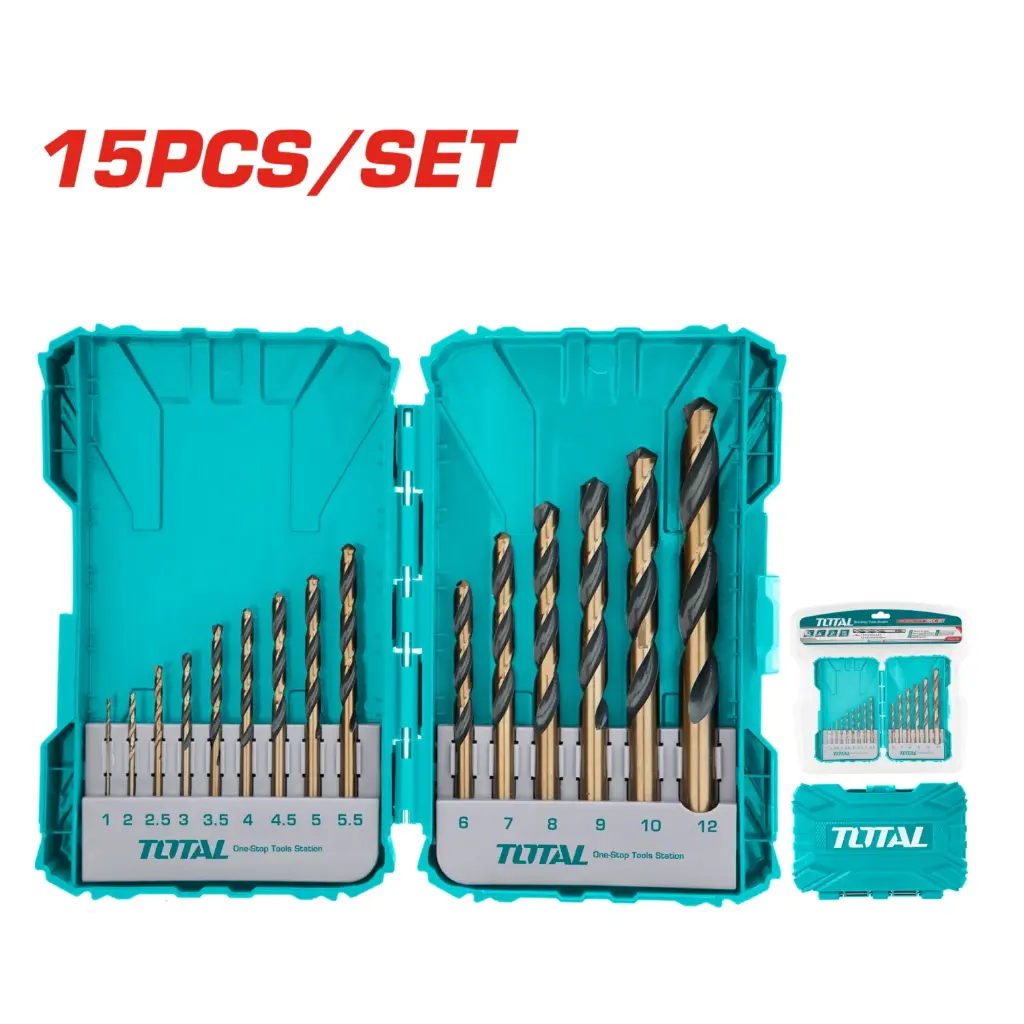 BROCA PARA METAL 15 PCS TOTAL