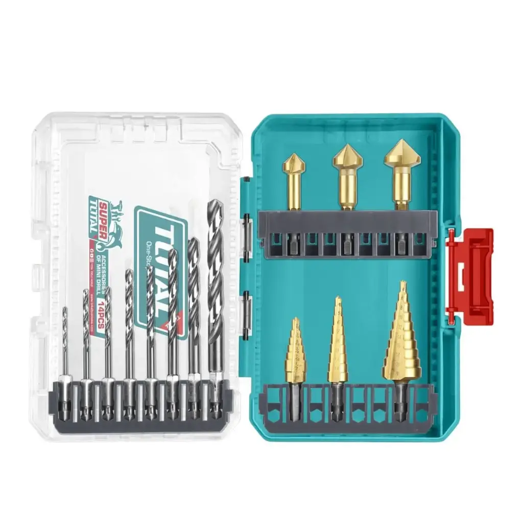 JGO X14PCS BROCAS ESCALONADAS Y BROCAS