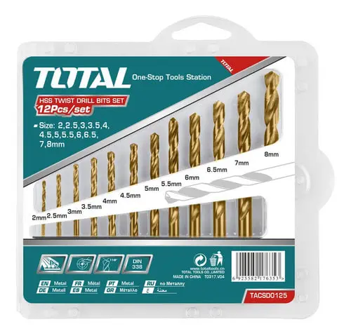 JGO X12PCS BROCAS PARA METAL