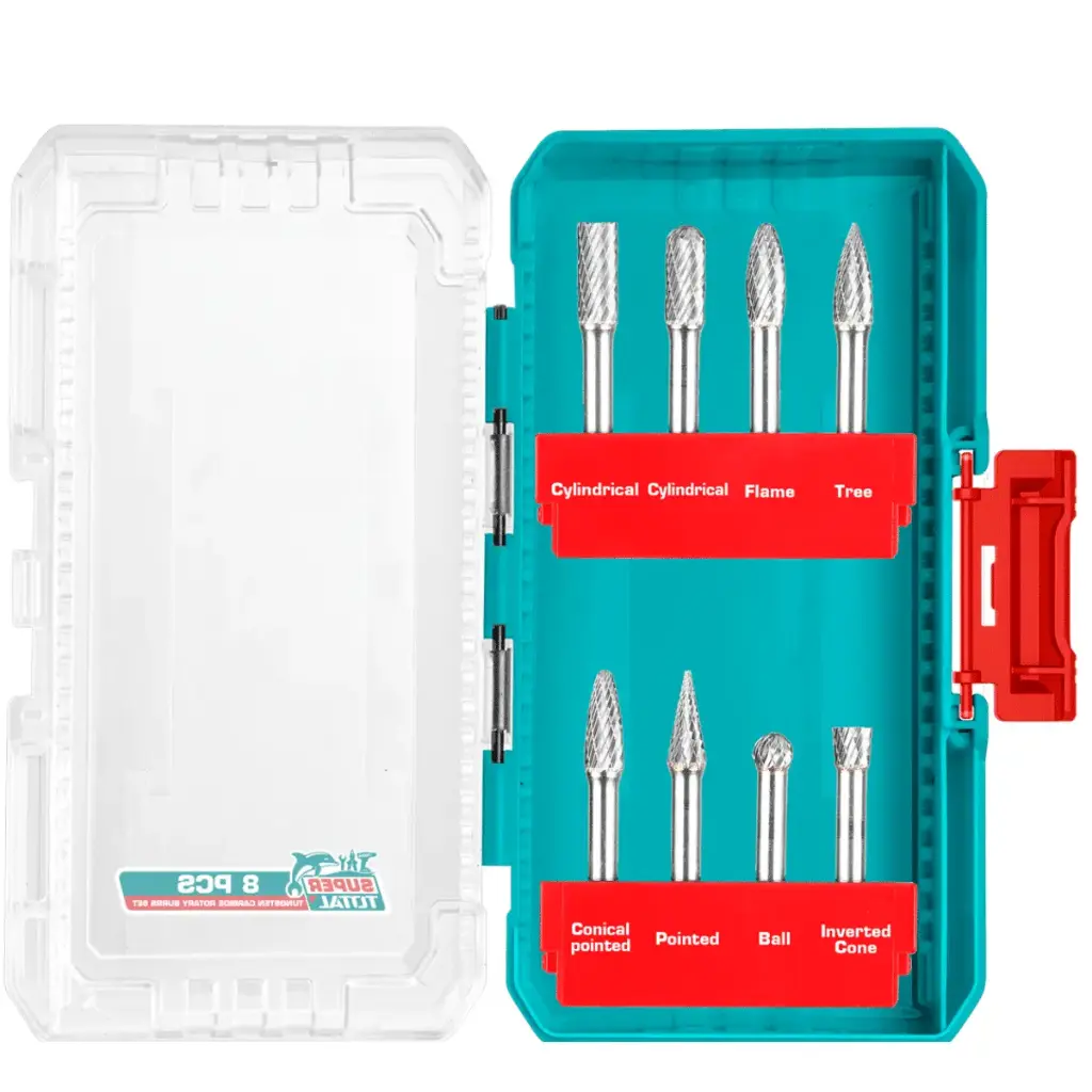 JGO X8PCS BROCA ROTATIVA DE TUNGSTENO