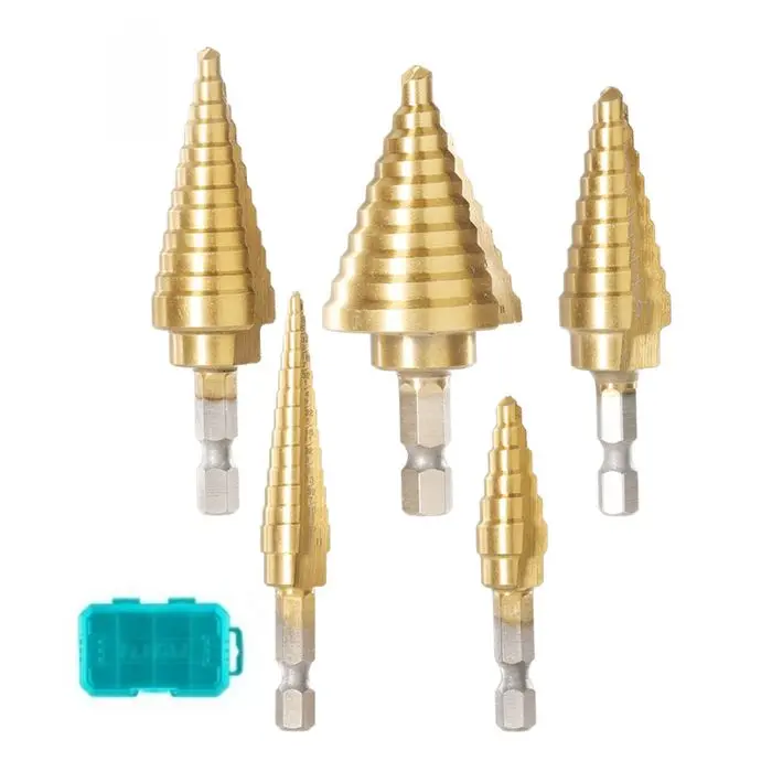 SET BROCAS ESCALONADAS 1/4” 1 4-35MM 5PZS-TACSD2051-TOTAL
