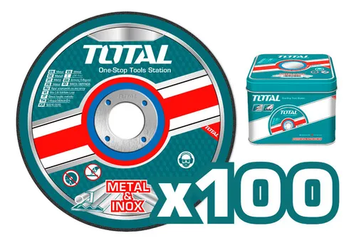 [TAC210115100] KIT X 100 DISCO CORTE 4 1/2" 1MM