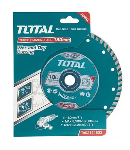 DISCO TURBO PARA VIDIRIO 7"