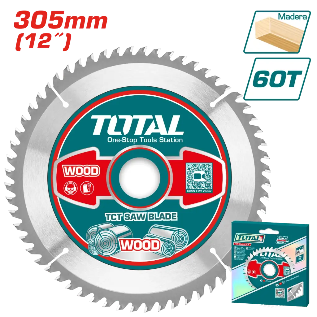 [TAC231923] DISCO DENTADO PARA MADERA 12"(254MM) X 60T-TAC231923-TOTAL