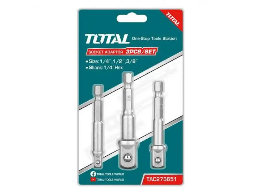 [TAC273651] JGO X 3PCS ADAPTADOR SOCKET