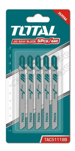 [TAC51051] JGO X 5PCS HOJA PARA SIERRA CALADORA MIXTA