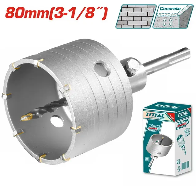 [TAC430801] BROCA COPA CONCRETO 80 MM