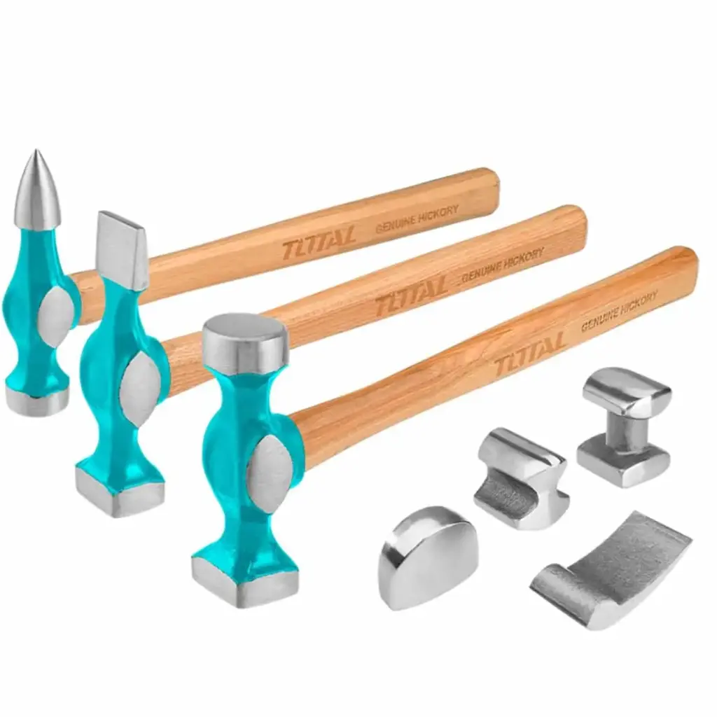 [TBAFO712] JUEGO DE 7 MARTILLOS PARA CARROCERÍA Y GUARDABARROS