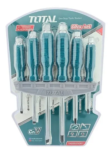 [TGTST0606] JGO X6PCS DESARMADOR DE GOLPE INDUSTRIAL