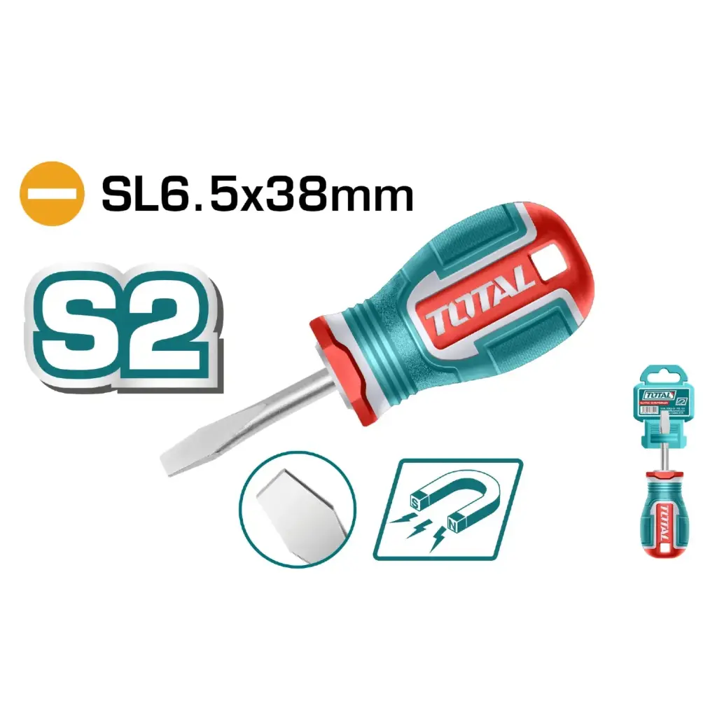 DESARMADOR PLANO SL6. 5X38MM
