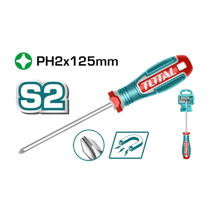 DESARMADOR PLANO PH2X125MM