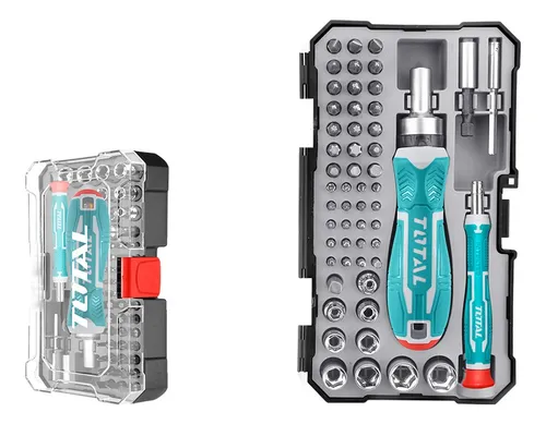 JGO X55PCS DESARMADOR RACHET CON PUNTERAS
