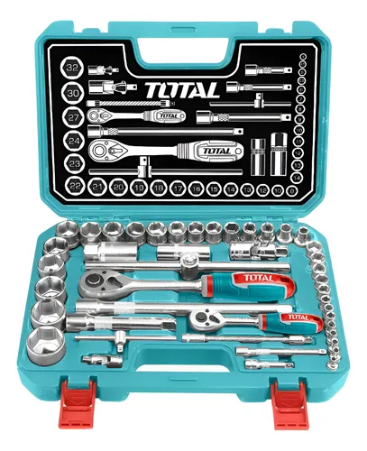 JGO DADOS 1/2" + 1/4" 44 PCS