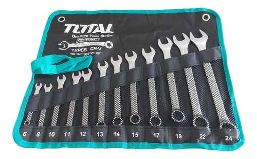 JGO X 12PCS LLAVE PUNTA CORONA 6-24MM