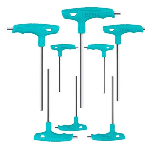 JGO X 8PCS LLAVE T HEXAGONAL