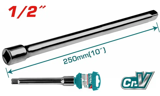 [THEB12101] BARRA EXTENSIÓN 1/2" 10"