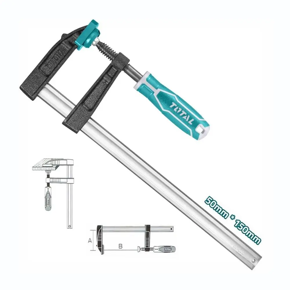 PRENSA CARPINTERO F 50X150MM MAX:170KGS-THT1320501-TOTAL