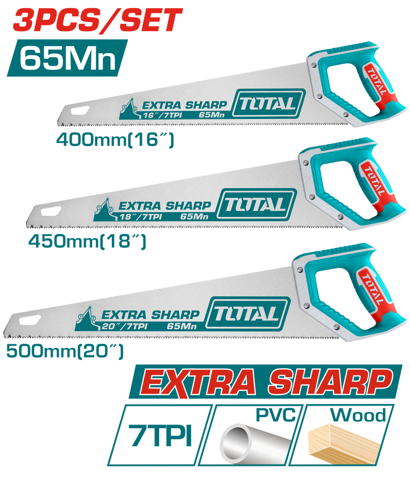 [TOS23093] MEGA COMBO SERRUCHOS 16", 18" Y 20"