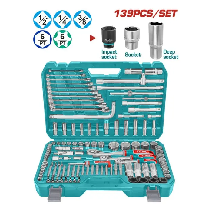 SET X 139PCS HERRAMIENTAS MANUALES