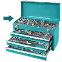 MALETÍN PORTA HERRAMIENTAS CON 132 PCS-THPTCS71321-TOTAL