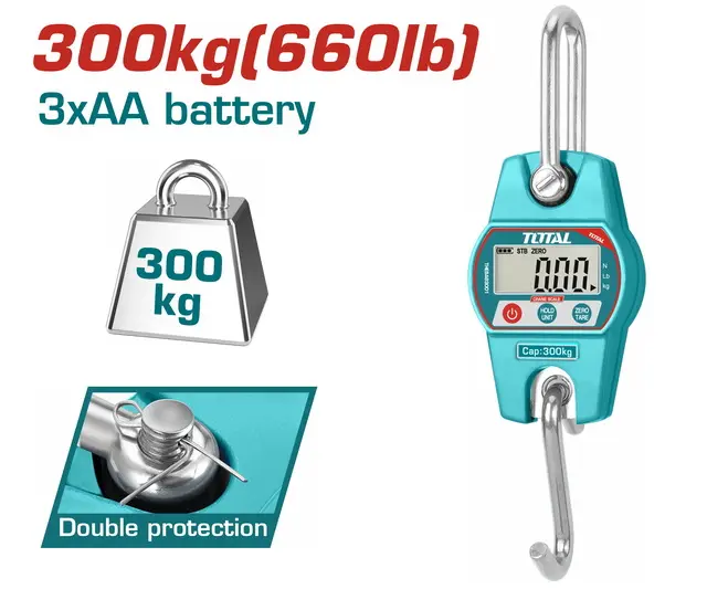 [THESA63001] BALANZA DE MANO 300KG