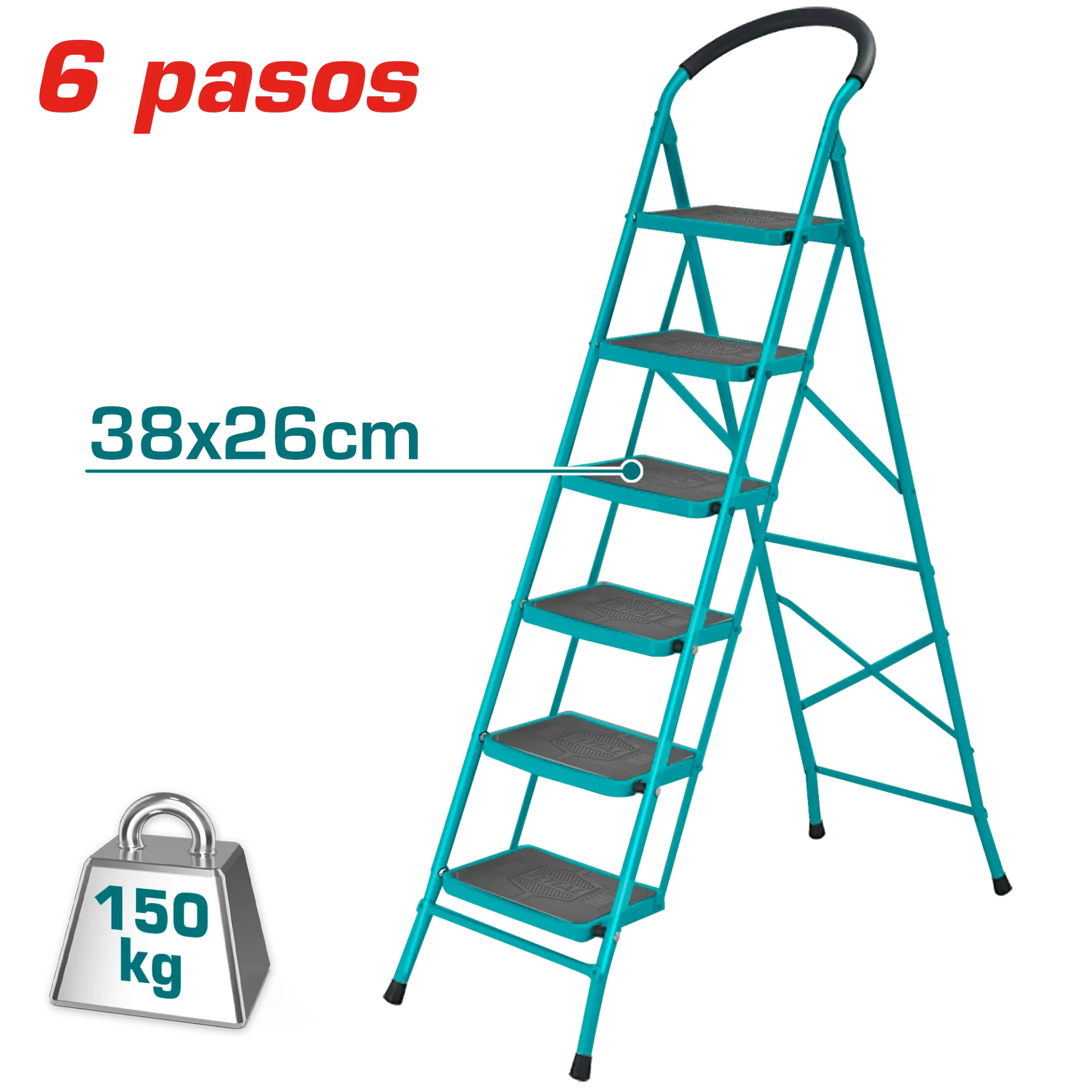 ESCALERA DE ACERO 6PASOS-THLAD09061-TOTAL