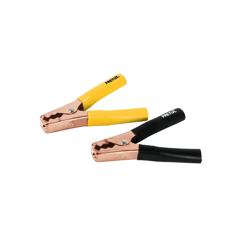 COCODRILOS PASACORRIENTE 10 AWG(5MM*2) PRETUL