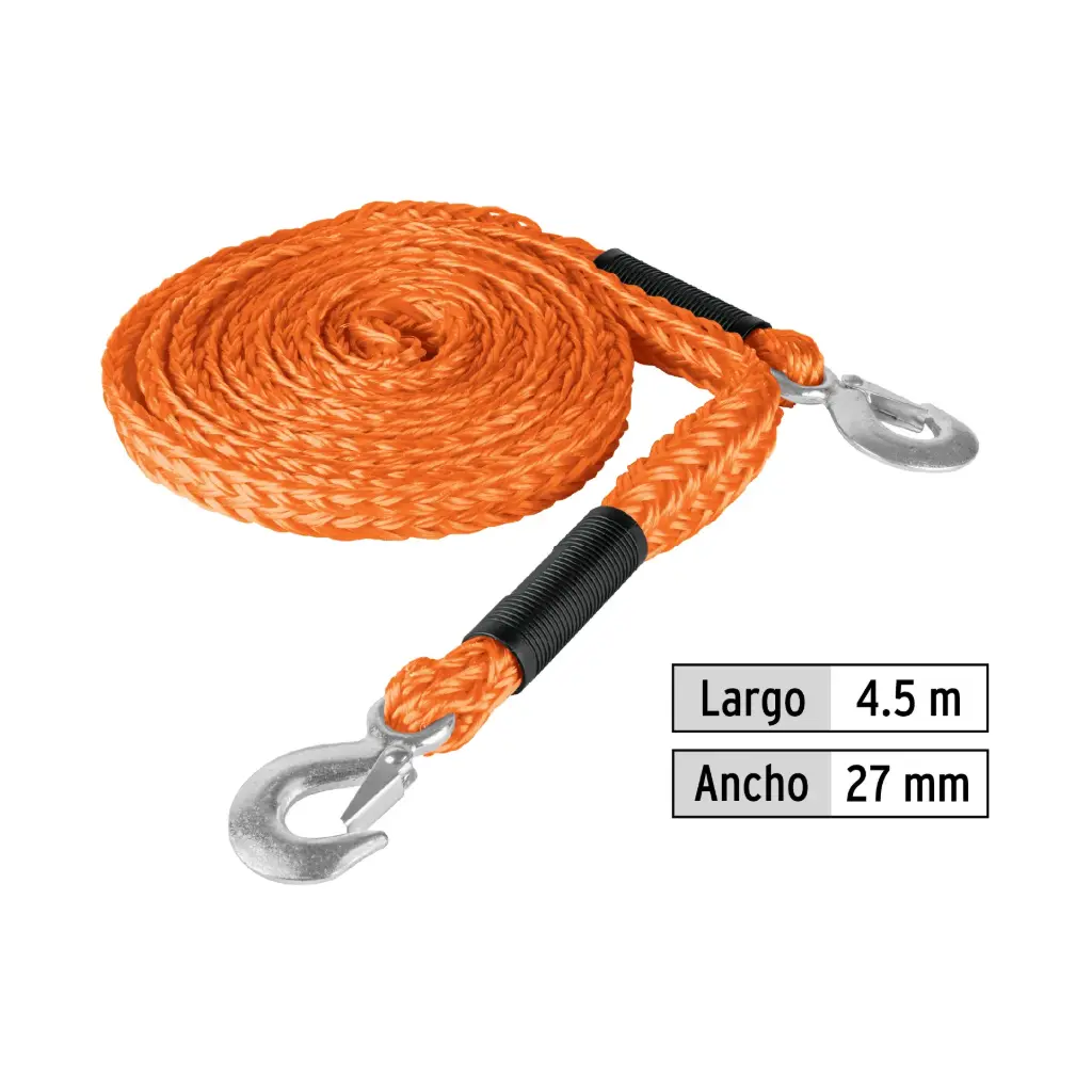 SOGAS CON GANCHO PARA REMOLQUE 4.5MX27MM(3000KG)