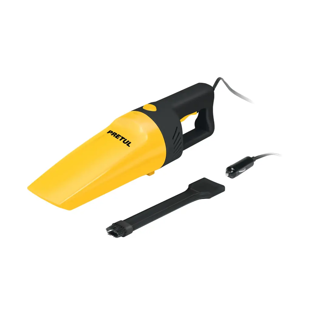 ASPIRADORA DE 12V PARA AUTO PRETUL