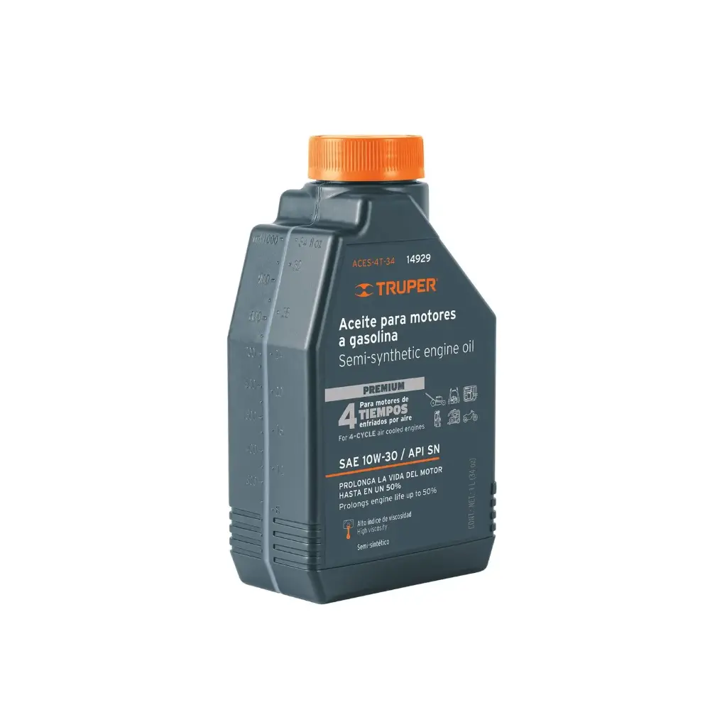ACEITES SEMI-SINTÉTICOS PARA MOTOR DE 4 TIEMPOS, TRUPER