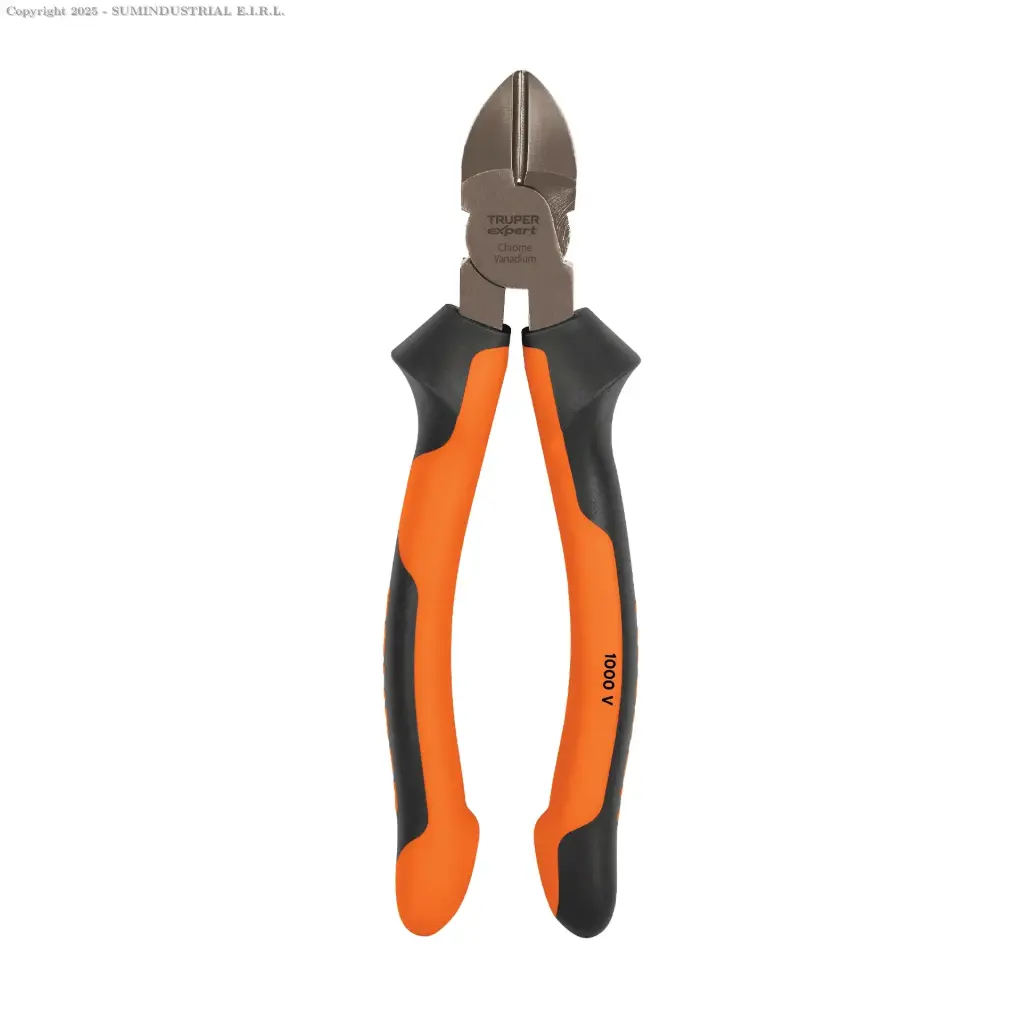 ALICATES DE PUNTA Y CORTE,CONFORT GRIP 8"(20CM)TRUPER